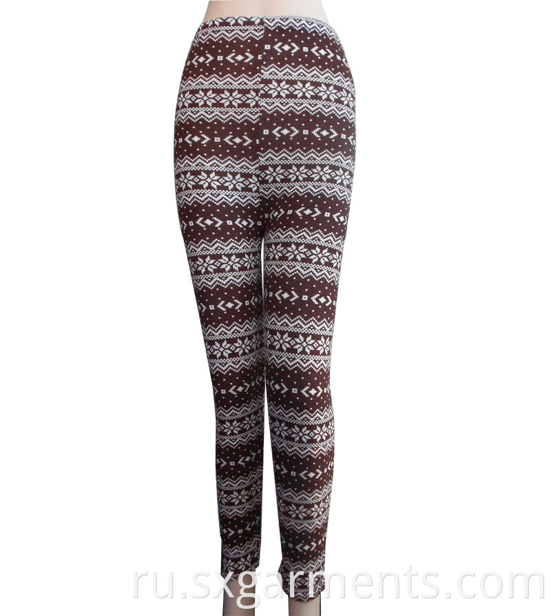 Lady's 98%polyester 2%spandes Leggings